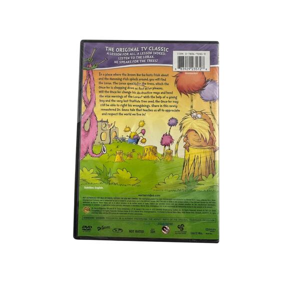 DVD DR. Seuss's The Lorax Animated Film I Speak for the Trees - Picture 2 of 3